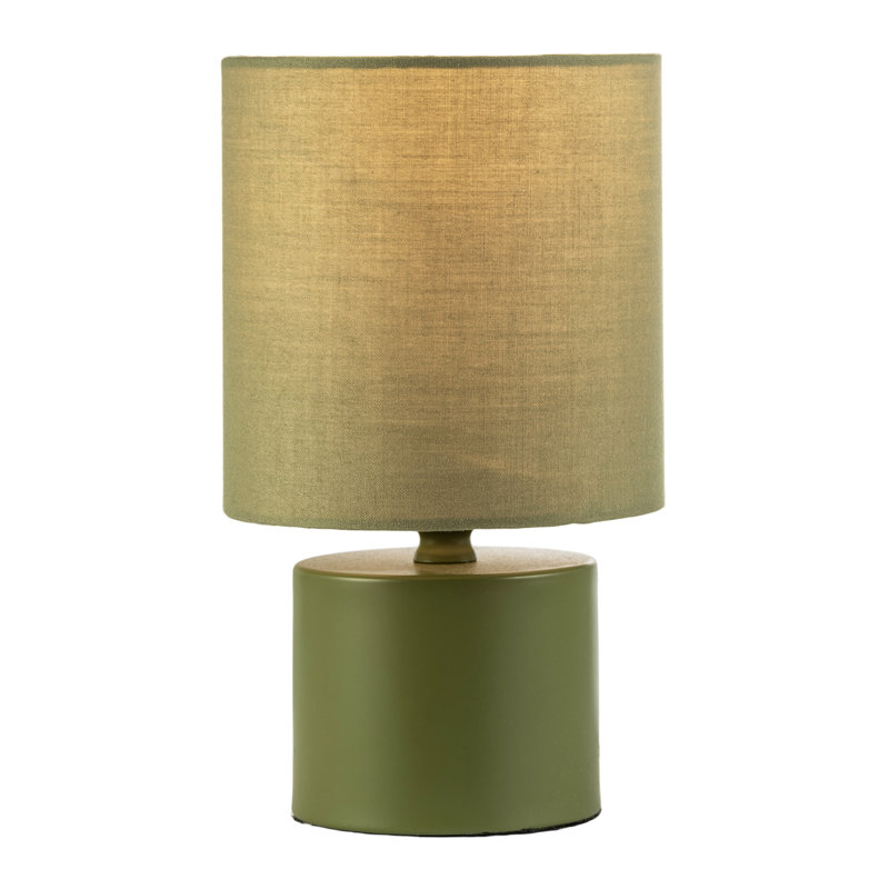 Ceramic Table Lamp, Green, Green