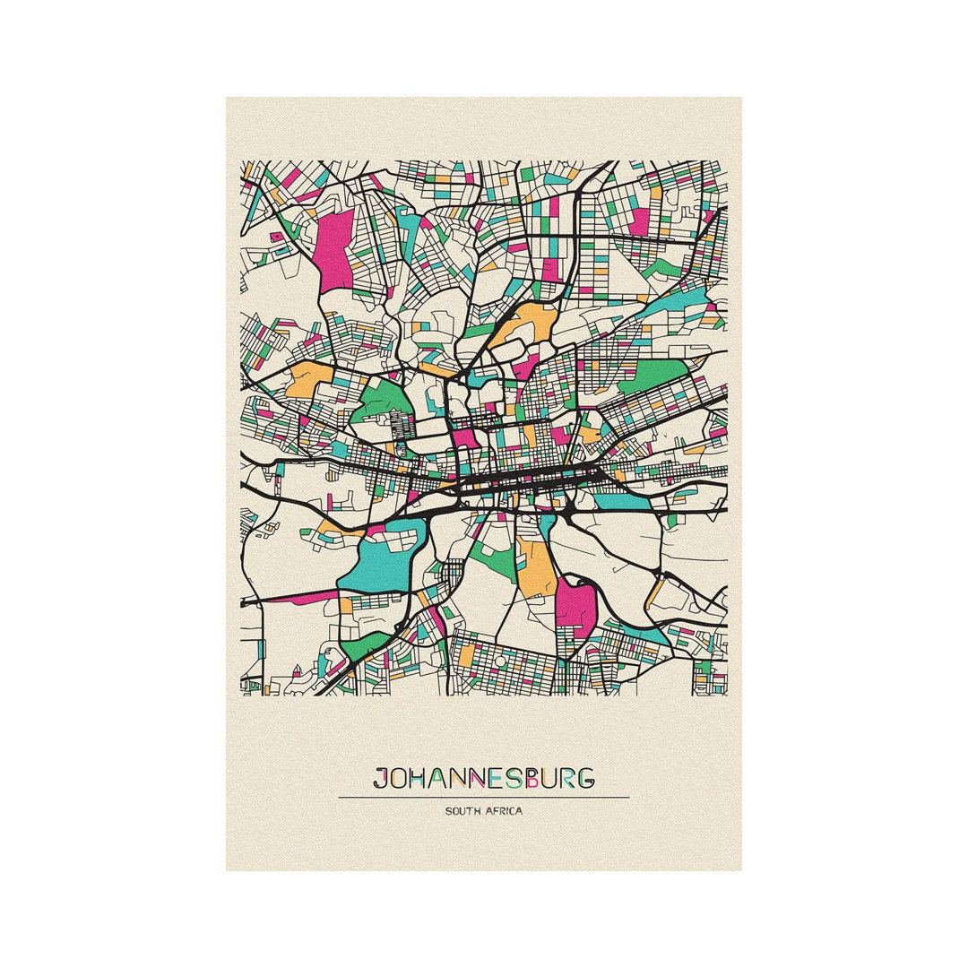 Johannesburg, South Africa Map