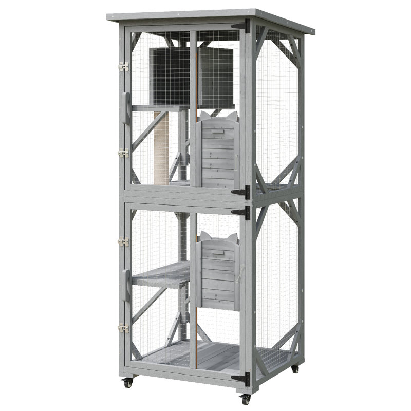 Catio Outdoor Cat Enclosures, Grey