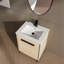 Armoire de salle de bain 24 po, lavabo et espace de rangement, matériau en bois d'ingénierie, couche de preuve, instructions d'assemblage faciles, déclaration de style américain, meuble-lavabo 24 po avec lavabo couleur chêne-700376441