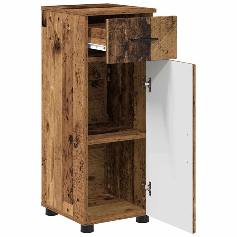 Bathroom Furniture Suite, Medium Wood