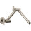 Essential Linear Round Jointed Wall-Mount Shower Arm And Flange