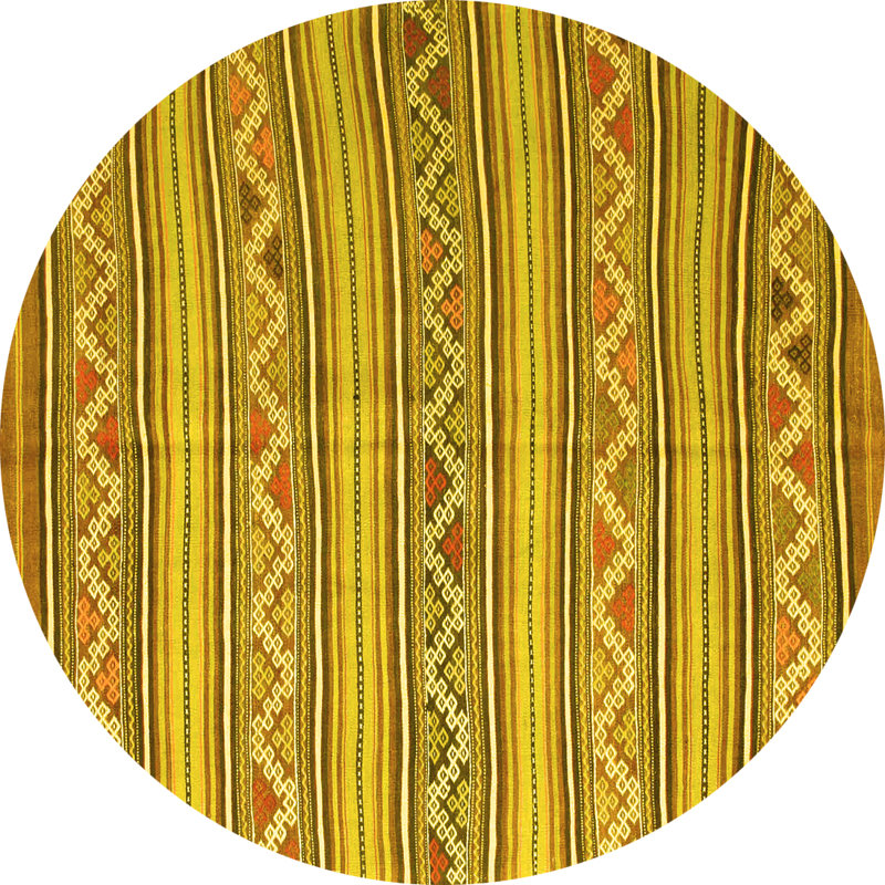 Performance Southwestern Indoor Rug, Round 5'