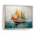 Cadre flottant brun