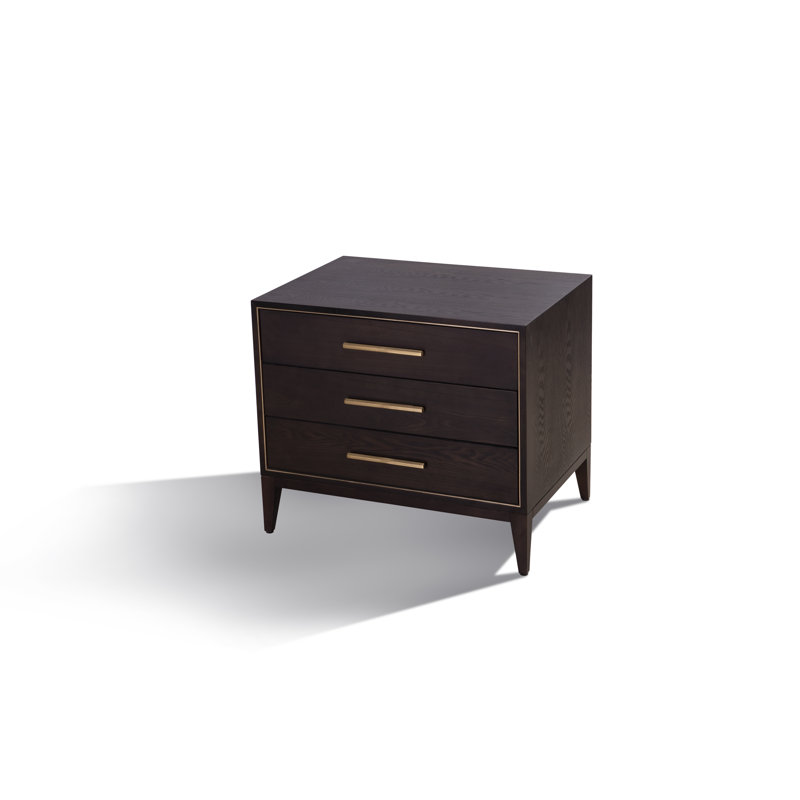 Aela 70cm W Manufactured Wood Bedside Table