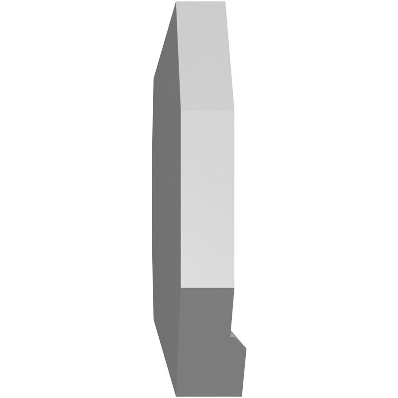 Évent horizontal gondole allongé en surface octogonal Signature, H 12 po x l 36 po x P 2 po