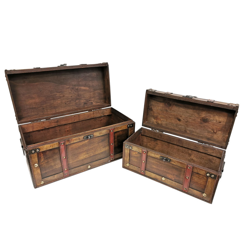 Ensemble de commodes en bois brun