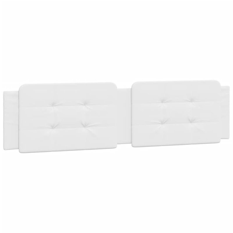 vidaXL Headboard Cushion White, White, King
