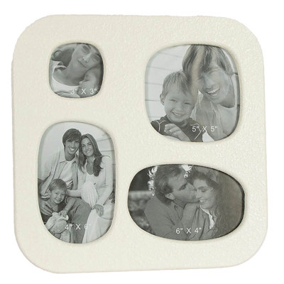 Brumett White Glass Collage Picture Frame