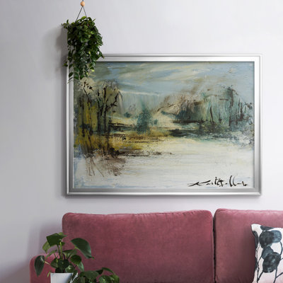 Wintery Horizon II-Framed Gallery Wrapped Canvas