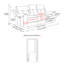 Canapé inclinable en cuir Harbour Immersive Audio