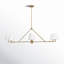 Lustre linéaire en métal 6 lumières à intensité variable l 46 po Kinston-187997948