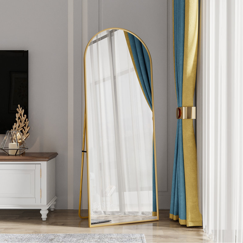 Aluminium Rectangle Mirror, Gold
