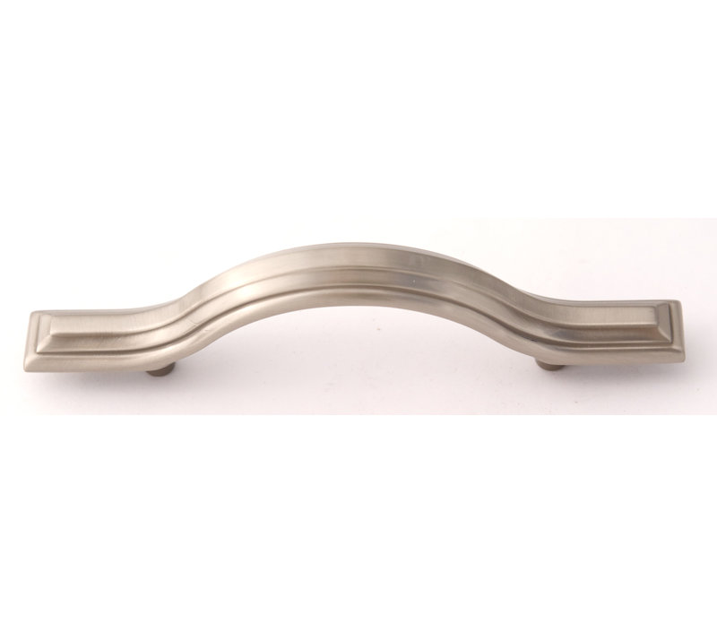Geometric Arch Pull, Satin Nickel