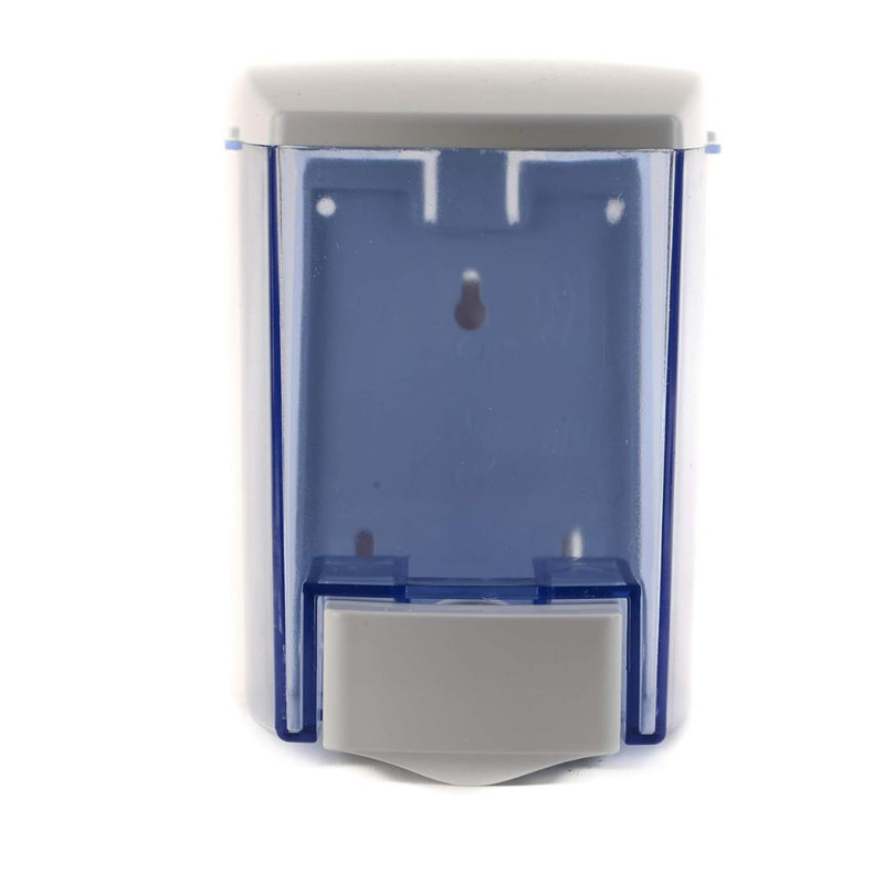 Distributeur de savon manuel mural 30 oz Ecoqualité, bleu, pour savon liquide, shampooing et lotion dans la cuisine ou la salle de bain (10)