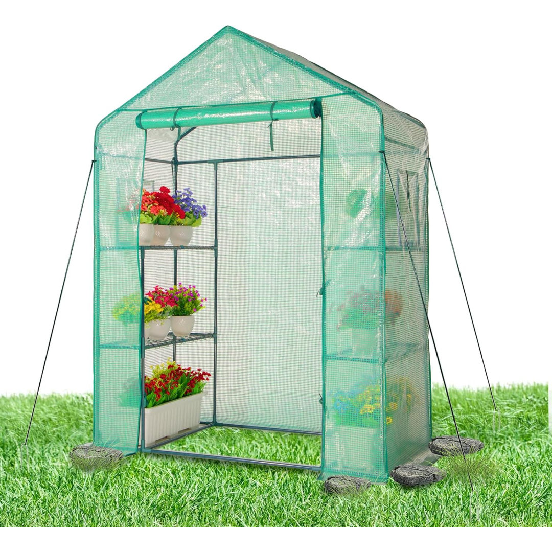 Mini walk-in greenhouse - 77x56x28 inch Bme