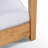 Modica Solid Wood Canopy Bed-565435479