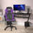 Katilyn Office Gaming Chair with Skater Wheels & Flip Up Arms - LeatherSoft-1790234808