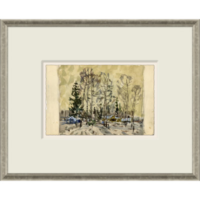 Small Russian Sketches 13 Framed