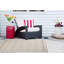 Tapis taupe/zone blanche Bratton
