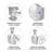 Dedalo 33.75 oz. Whiskey Decanter (1 piece)