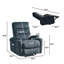 Fauteuil de massage inclinable électrique chauffant-1458661922