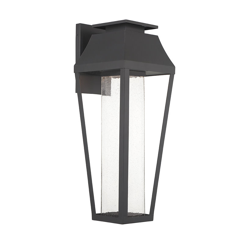 Brookline LED Outdoor Dark Sky Wall Lantern in Matte Black, 32.25" H x 12" W x 14" D