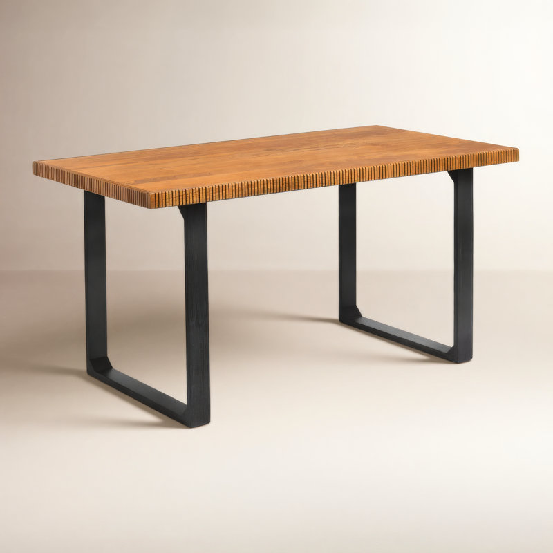 Urbana Solid Wood Dining Tables, Mid Tone Honey
