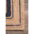 Speight Coastal Braided Power Loom Jute Brown/Navy Bordered Rug-25886654