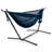 Vivere Goffe Double Classic Mesh Hammock with Stand and Carry Bag (400 lb Capacity)-1560231995