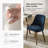 Kanalu 19.25" W Modern Upholstered Dining Chair Set with Solid Wood Legs-1756523867-1756523866