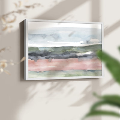 Blush Salt Bed I -Framed Print - Restickable