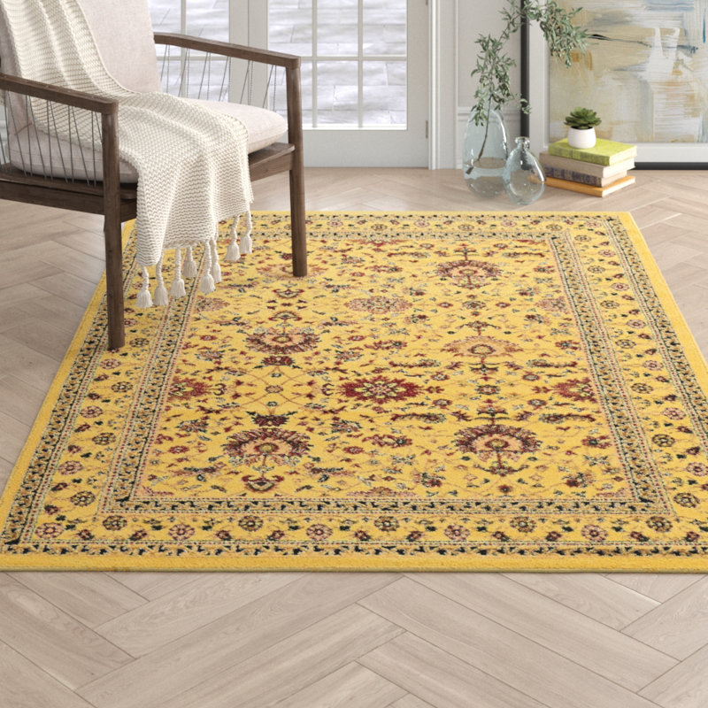 Tapis de zone ivoire Bloomingdale, Rectangle 5 pi x 7 pi