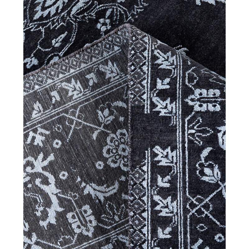 Overdyed One-of-a-Kind 9' 0" X 11' 9" Hand Knotted Area Rug