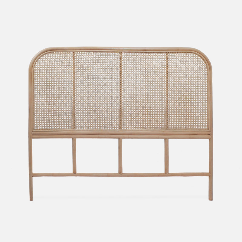 Aleita Wicker / Rattan Headboard, 115cm H x 140cm W x 6cm D