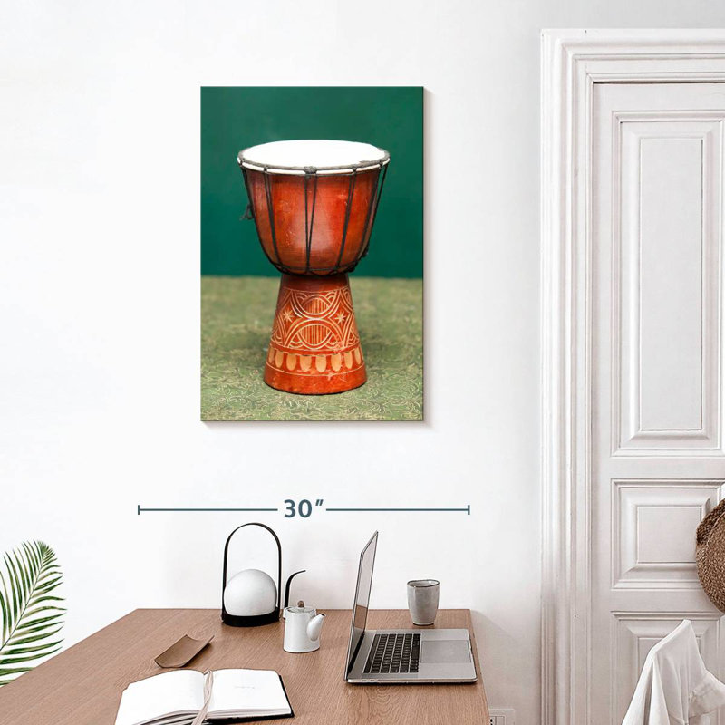 Tambour Abarca Tribal, H 30 po x l 20 po