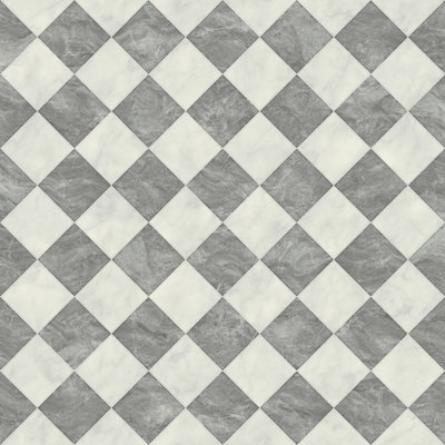 Diamond Marble Tile Effect Vinyl 0.2mm Thick 7cm W x 10cm L