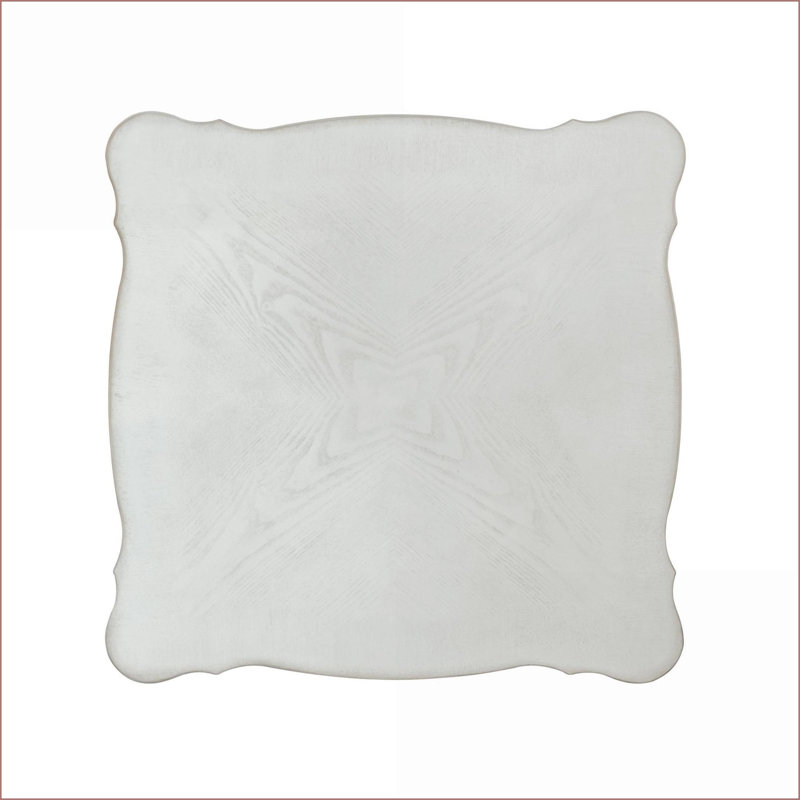 Table basse Traditional Bone White avec tablette inférieure - Style intemporel Rangement supplémentaire