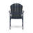 Set Of 2 Outdoor Weather Resistant Adirondack Dining Chairs-2036443131