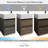 Albizu 104" Wall-Mounted Double Bathroom Vanity-69315969