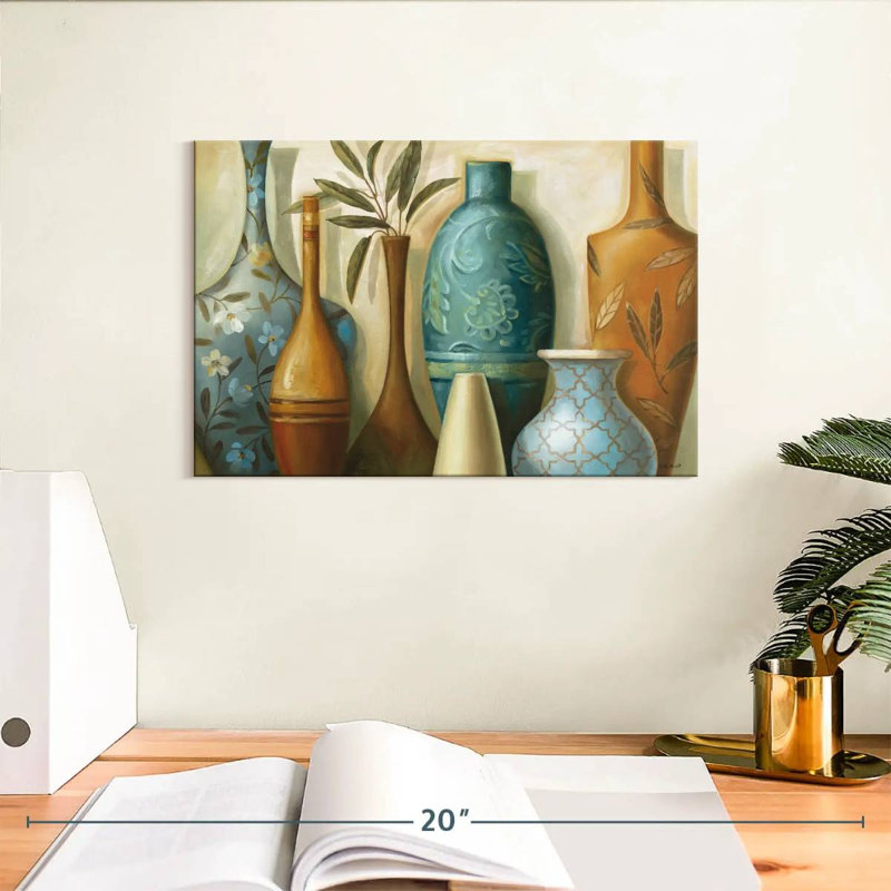 Senne Blue Morocco, 8" H x 12" W