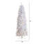 Sapin de Noël cachemire blanc avec lumières DEL-695275022
