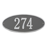 Madison 1-Line Wall Address Plaque