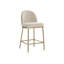 Hamlett Upholstered Stool with Metal Frame-1163575262