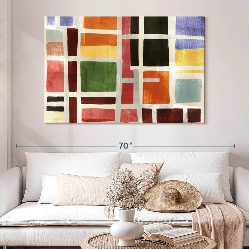 Avery Abstract Colorful Window