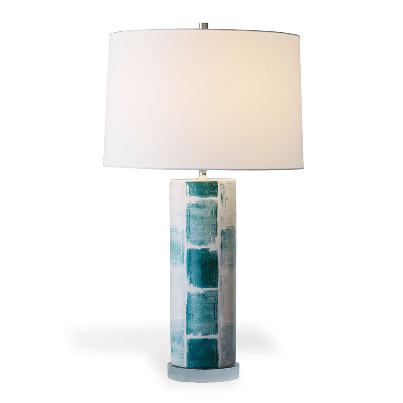 Scalamandre Maison 32" Celadon/Emerald Green Table Lamp
