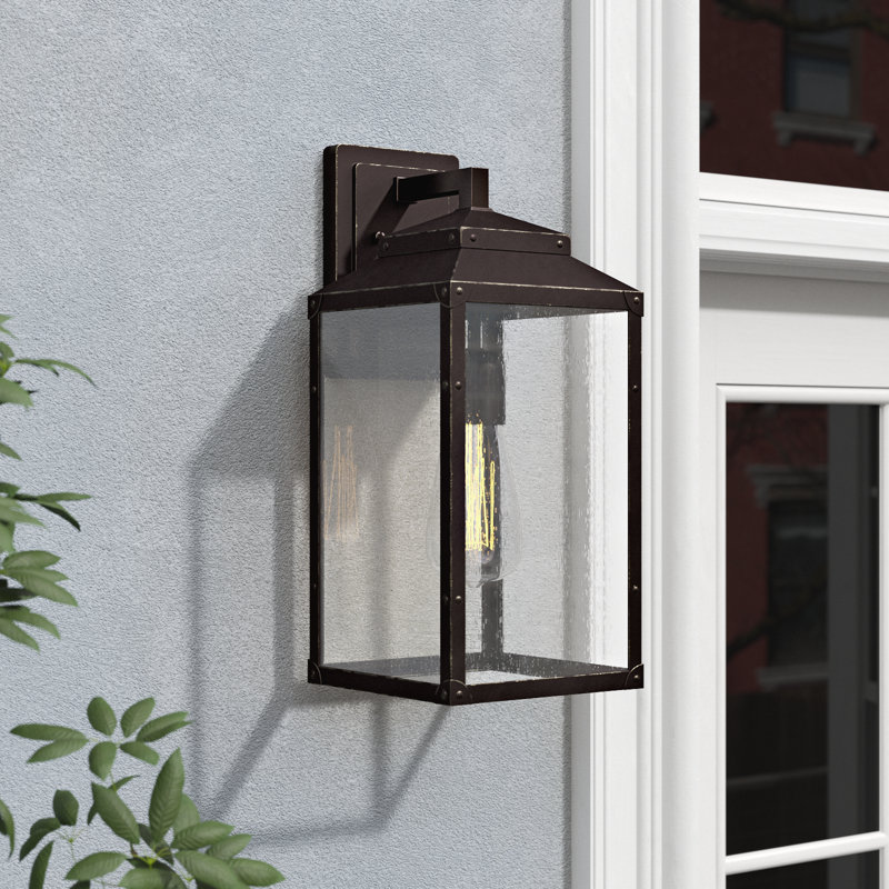 Lanterne murale d'extérieur Arpie, H 17,75 po x l 8 po x P 8 po