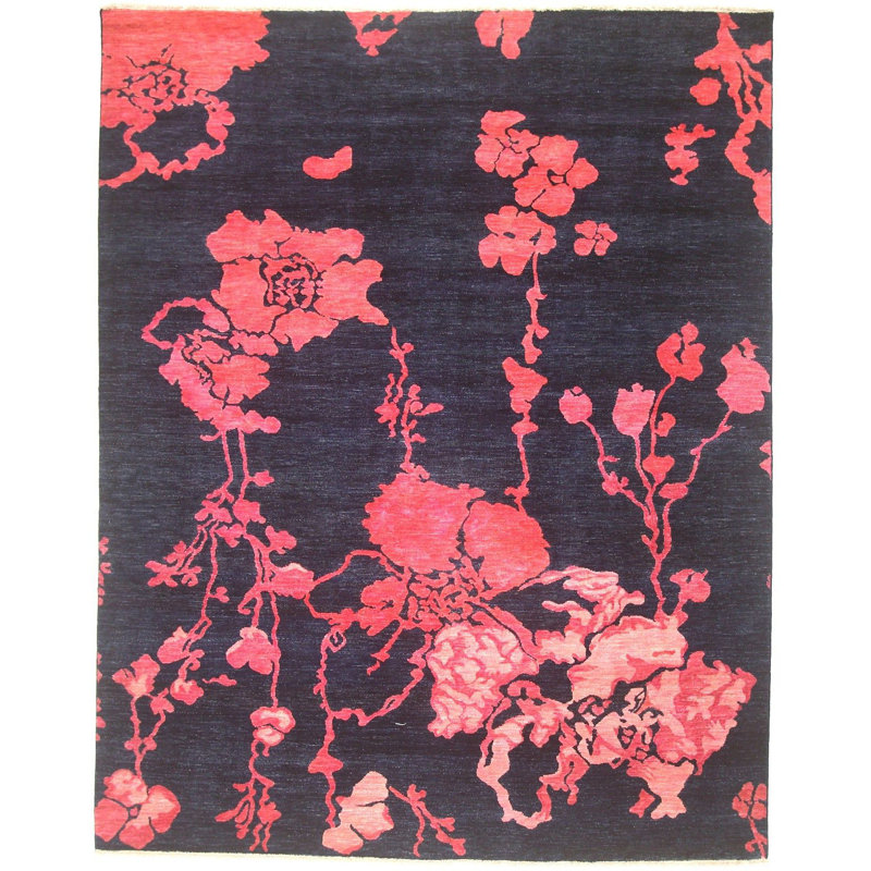 Hand Knotted Floral Rug