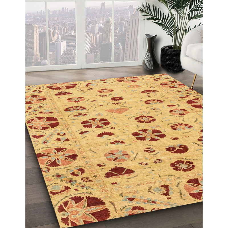 Abstract Indoor Rug, Square 3'