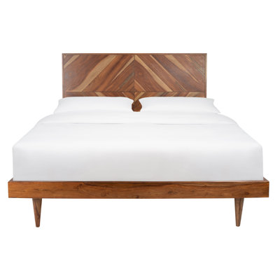 Macibryn Wood Herringbone Bed